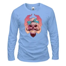 Лонгслив Skull with mustache