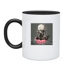 Чашка Skull in lotus
