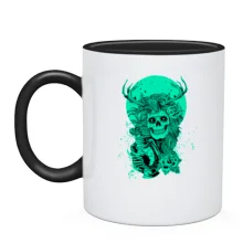 Чашка Green moon and skull