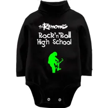 Комбинированный детский лонгслив High School Rock'n'Roll