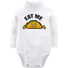 Дитяче боді з довгим рукавом EAT ME з мультяшним тако
