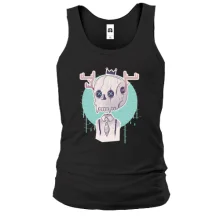Мужская майка Skull with horns