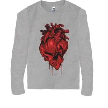 Дитячий лонгслів Skull Heart