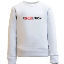 Детский свитшот с надписью REVOLUTION LOVE (2)