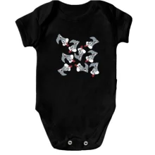 Детское боди Bugs bunny pattern