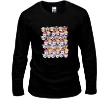 Лонгслив Paw patrol pattern