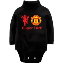 Детское боди с длинным рукавом Manchester SuperFAN