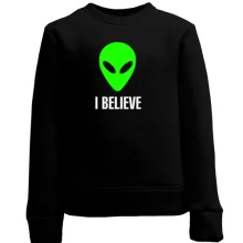 Детский свитшот I BELIEVE
