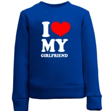 Детский свитшот My girlfrend