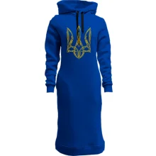Худи платье с рисованным гербом Украины (3)