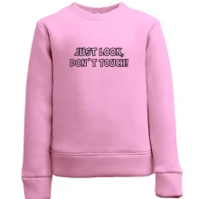 Детский свитшот Don't touch