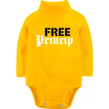 Детское боди с длинным рукавом Free Princip