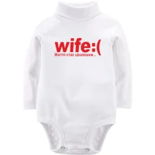 Дитяче боді з довгим рукавом Wife
