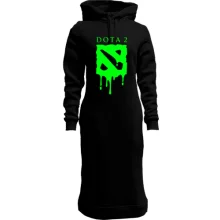 Худи платье кислотный лого DOTA 2