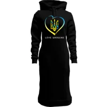 Худи платье Love Ukraine