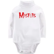 Детское боди с длинным рукавом с надписью Misfits