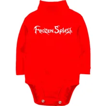 Комбинированный детский лонгслив Frozen Splash — граффити