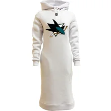 Худи платье San Jose Sharks