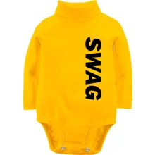 Детское боди с длинным рукавом Swag вертикаль