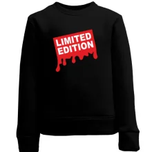 Детский свитшот Limited Edition с красными подтёками