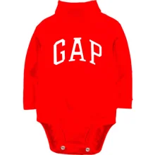 Дитяче боді з довгим рукавом з лого GAP (2)