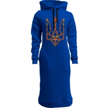 Худи платье с цветочным гербом Украины (2)