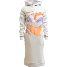 Худи платье Woman body