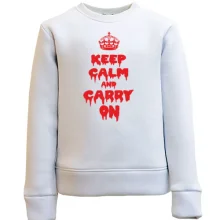 Детский свитшот KEEP CALM (Helloween style)