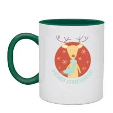 Чашка Олень - Merry Christmas
