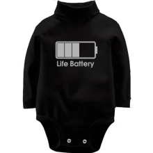 Дитяче боді з довгим рукавом Life Battery