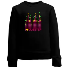 Детский свитшот Dubstep love (рисунок)