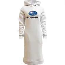 Худи платье с лого Subaru