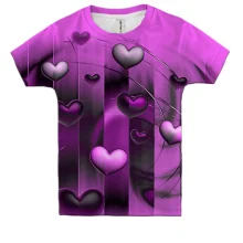 Дитяча 3D футболка Love Heart (2)