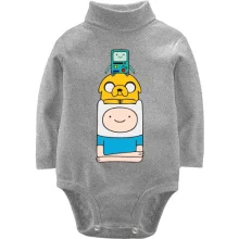 Детское боди с длинным рукавом Adventure time pyramid