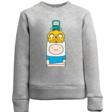 Детский свитшот Adventure time pyramid