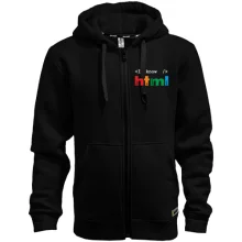 Худи на молнии Я знаю html