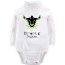 Детское боди с длинным рукавом outworld