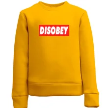 Детский свитшот Disobey