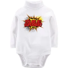 Детское боди с длинным рукавом You are my superhero