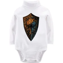 Детское боди с длинным рукавом Dark Souls (щит)