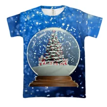 3D футболка Ball with tree