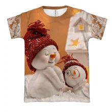 3D футболка Christmas toy snowman
