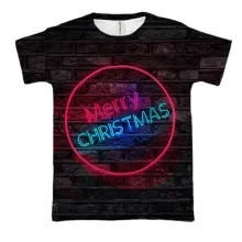 3D футболка Merry Christmas 3