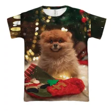 3D футболка New Year dog 4