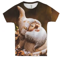 Детская 3D футболка Santa Claus toy