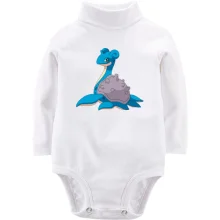 Детское боди с длинным рукавом с покемоном Лапрас (Lapras)