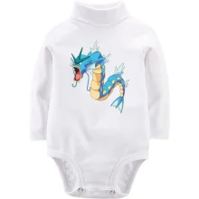Детское боди с длинным рукавом с покемоном Гярадос (Gyarados)