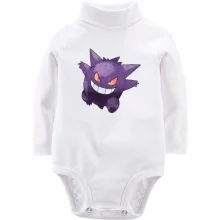 Детское боди с длинным рукавом с покемоном Генгар (Gengar)