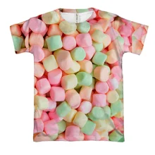 3D футболка Marshmallow pattern