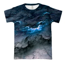 3D футболка Stormy sky 1